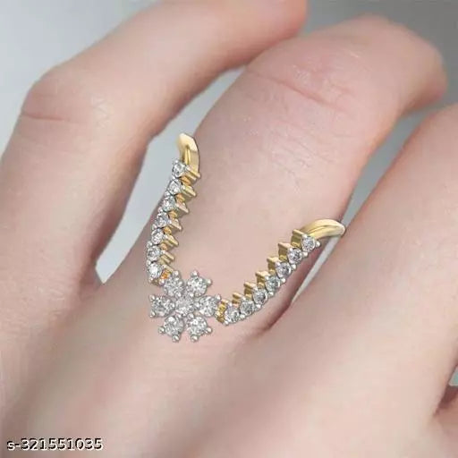 Chic Elegance: Adjustable Artificial Rings Collection for Women & Girls - Affordable Luxury in Every Design