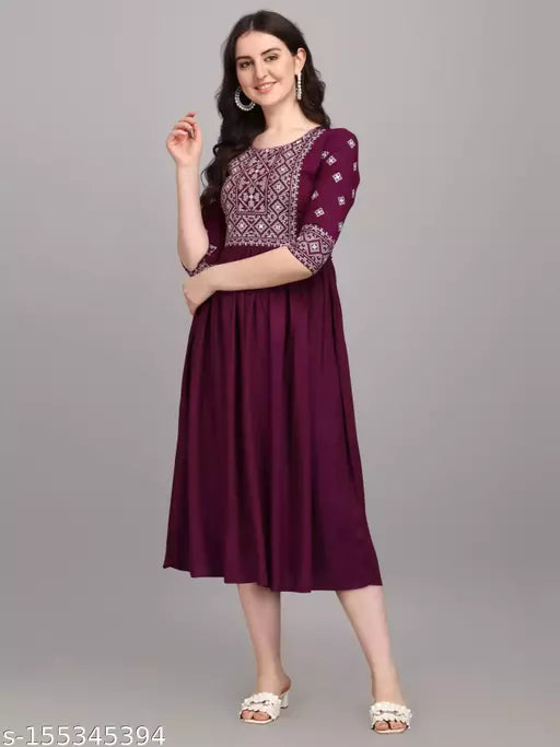 western Embroidered dress