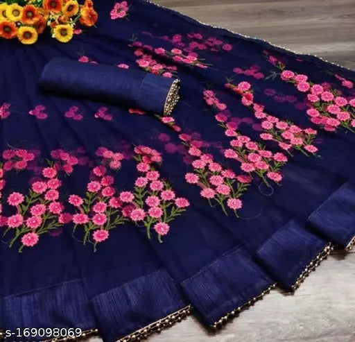 Fancy Net Flower work designs