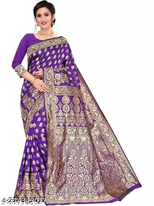 Present the Amazing Stylish Self Design Saree
