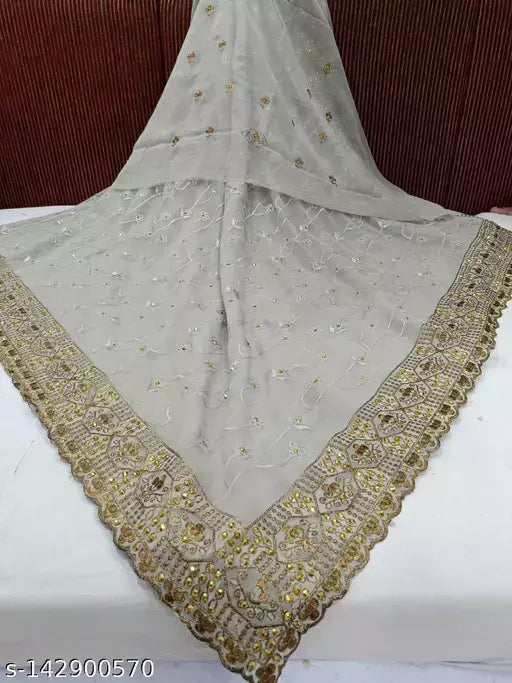 MOUNIKA FANCY EMBROIDERY HEAVY SAREE