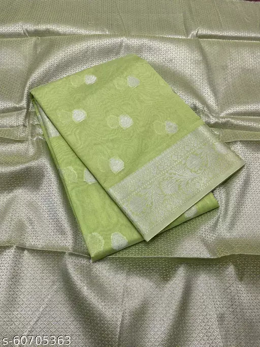 Banarasi Silver Buti Silk Saree