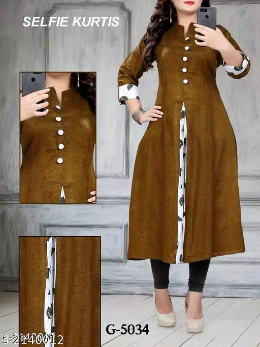 Women's Printed Khadi Cotton Kurti