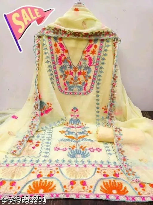 Georgette dress material for womens