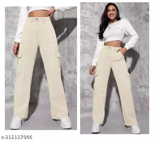 SAANU'S FASHION - STYLISH SIX POCKETS DENIM JEANS FOR GIRLS & WOMEN