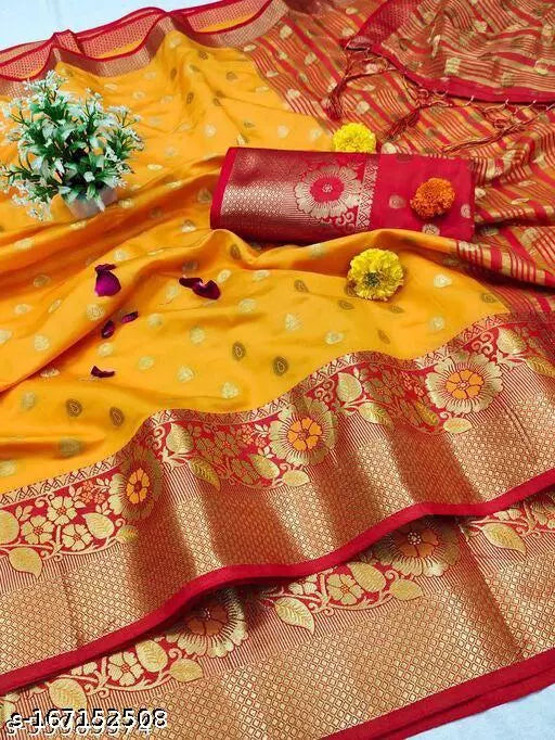 ASHRUTI GORGEOUS FANCY JACQUARD SAREE