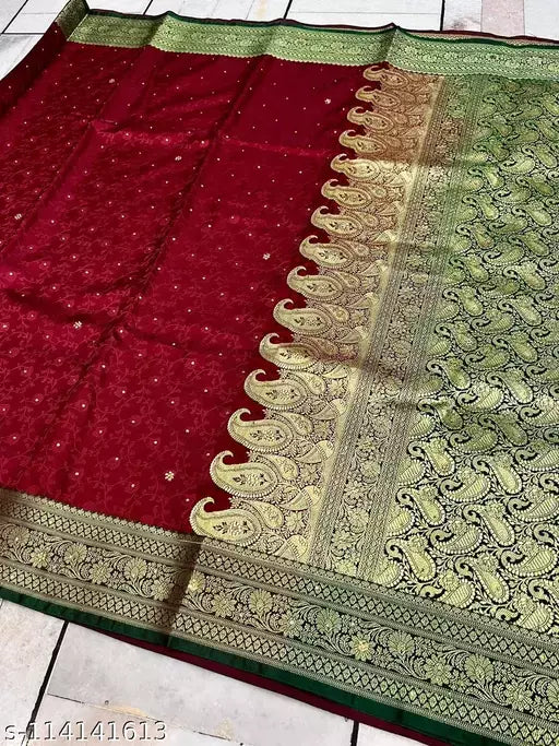 Satin Silk Stone Work