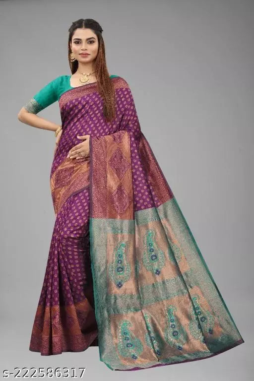 BANARASI SILK SAREE BY VAIDIK ETHNIC