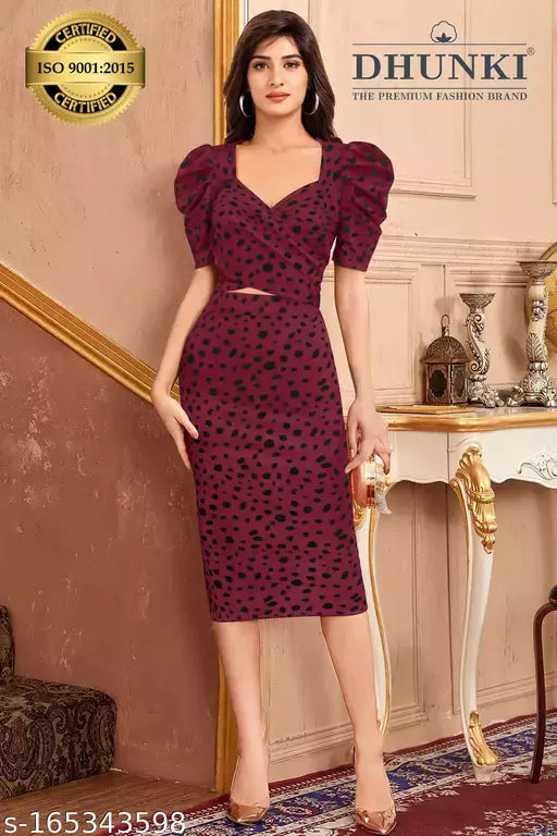 WOMEN'S PRINTED TWO PIECE SET