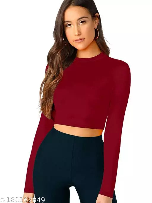 Maroon Tshirt For Woman