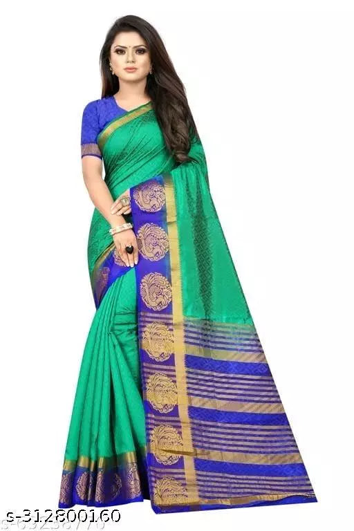 Morpich Fashion Kanjivaram Embozz Silk Saree
