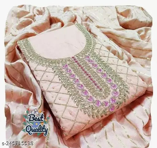 Patiala Suit New Fancy Embroidered Koding Work Salwar Suit And Dress Materials