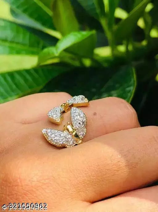 Chic Elegance: Adjustable Artificial Rings Collection for Women & Girls - Affordable Luxury in Every Design