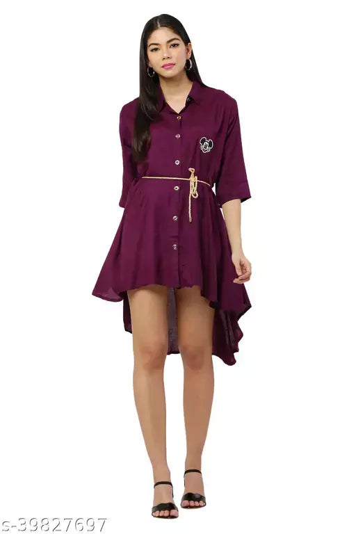 RihanFab Women Dress | Mid Legth Dress