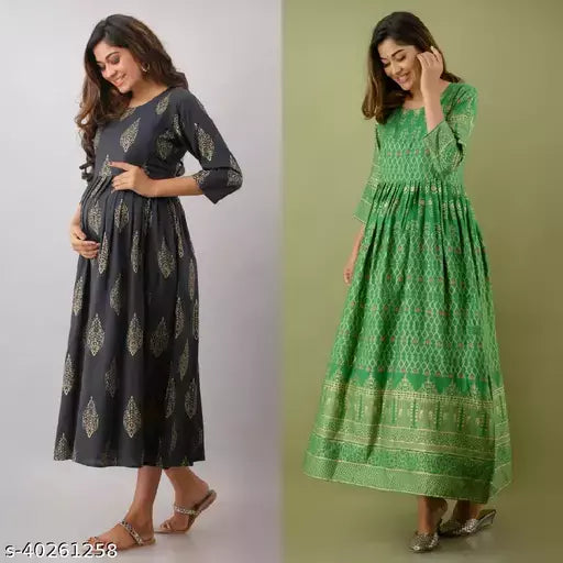 Trendy Women's Feeding Kurtis