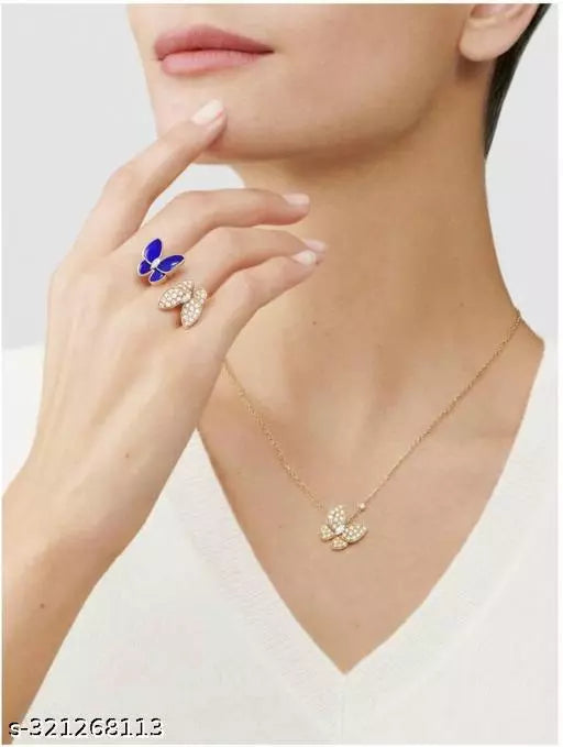 Enchanted Garden: Floral Gemstone Women's Ring for Grils