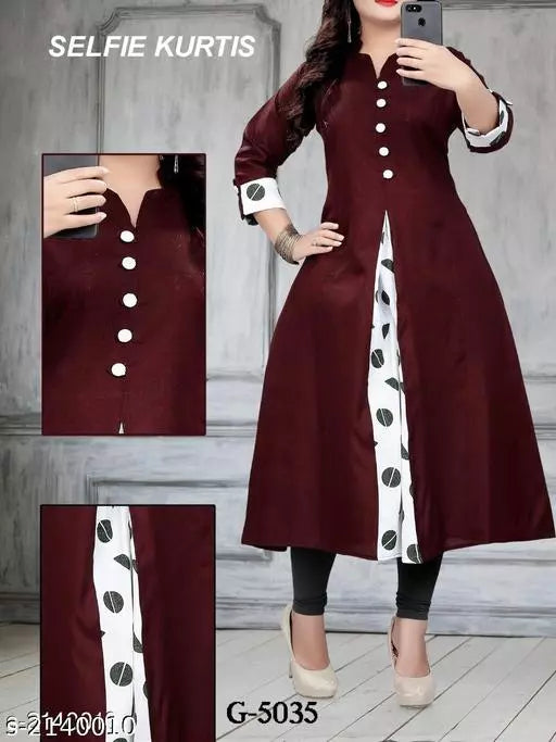 Women's Printed Khadi Cotton Kurti