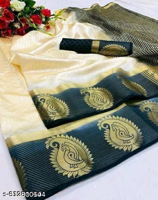 Morpich Fashion Kanjivaram Embozz Silk Saree