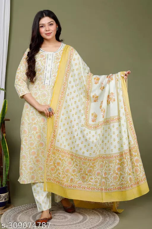 Swasti Woman Kurta set- Cotton kurta set