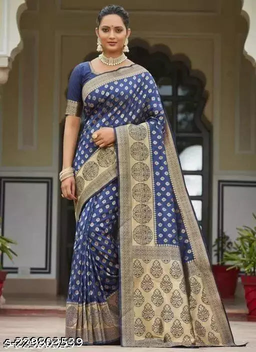 Present the Amazing Stylish Self Design Saree