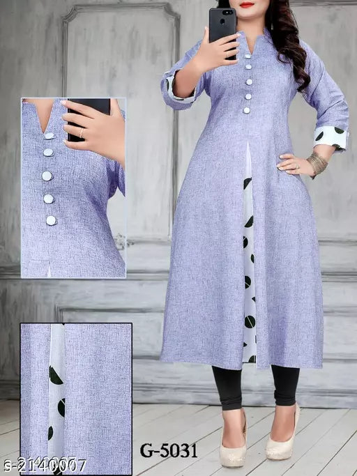 Women's Printed Khadi Cotton Kurti