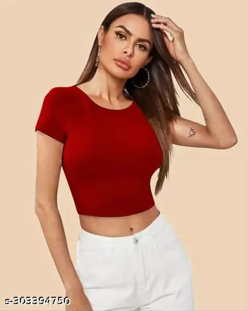 Fashion tshirt for women red