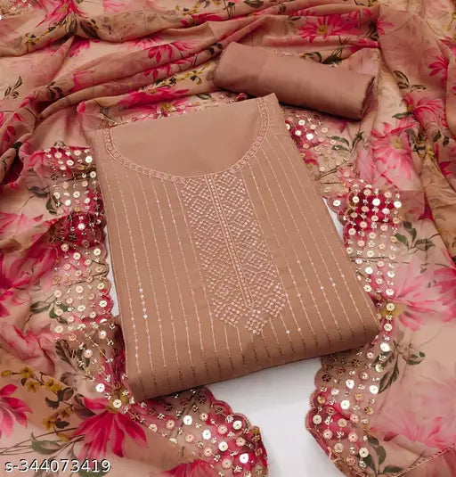 Georgette dress material for womens