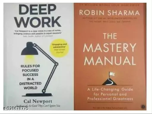 Combo Of Deep Work The Mastery Manual (Paperback Cal Newport Robin Sharma)