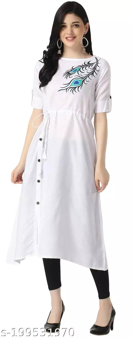 WOMEN'S ETHNIC PRINTED COTTON KURTIS