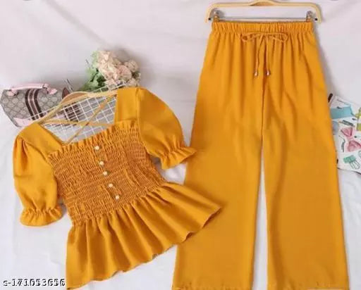 Trendy Stylish Women Top & Bottom Set