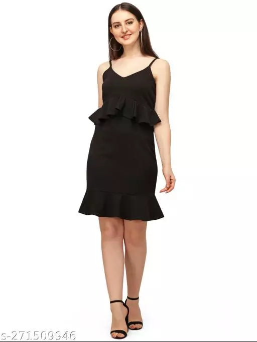 Bodycon Black Dresses For Woman