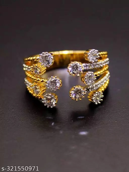 Chic Elegance: Adjustable Artificial Rings Collection for Women & Girls - Affordable Luxury in Every Design