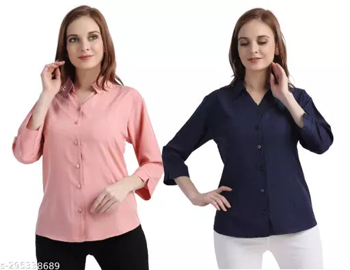 Women's Casual Shirt Pack of 2