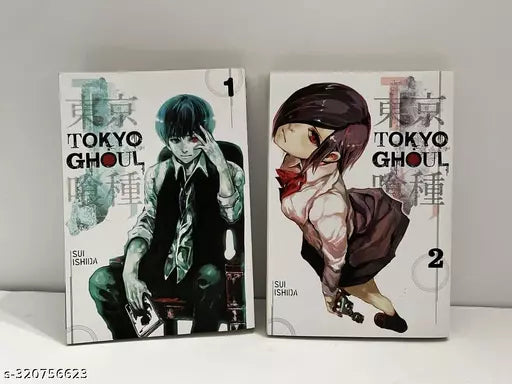 TOKYO GHOUL VOLUME 1 + VOLUME 2.. MANGA COMICS BOOKS COMBO