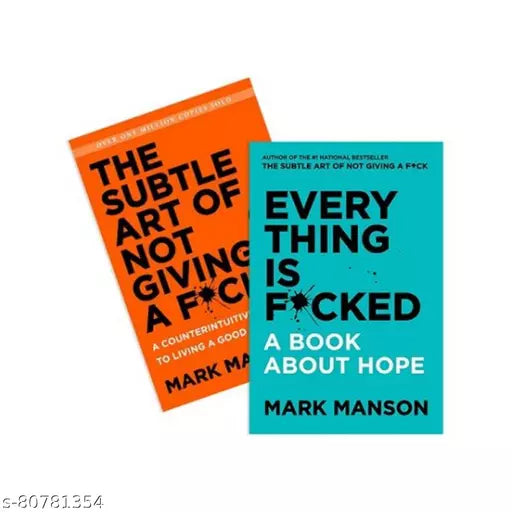 Combo Pack : The Subtle Art of Not Giving a F*ck and Everything Is F*cked : A Book About Hope by Mark Manson (English Paperback)
