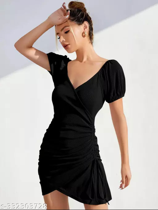 ZUCCHII BLACK BODYCON DRESS FOR WOMEN AND GIRLS Sheetal Online Fashion Store ZUCCHII BLACK BODYCON DRESS FOR WOMEN AND GIRLS Sheetal Online Fashion Store