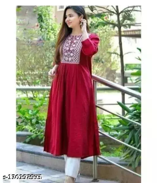 womens Viscose rayon set kurta with pant kurta set womens festival kurta set long kurta set