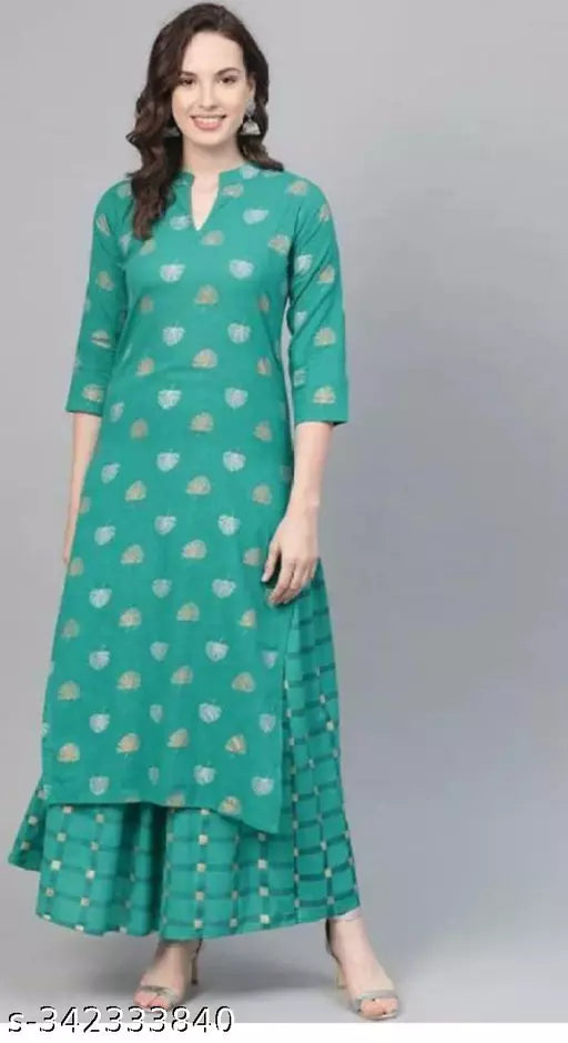 Mialo fashion kurta with palazzo pants.