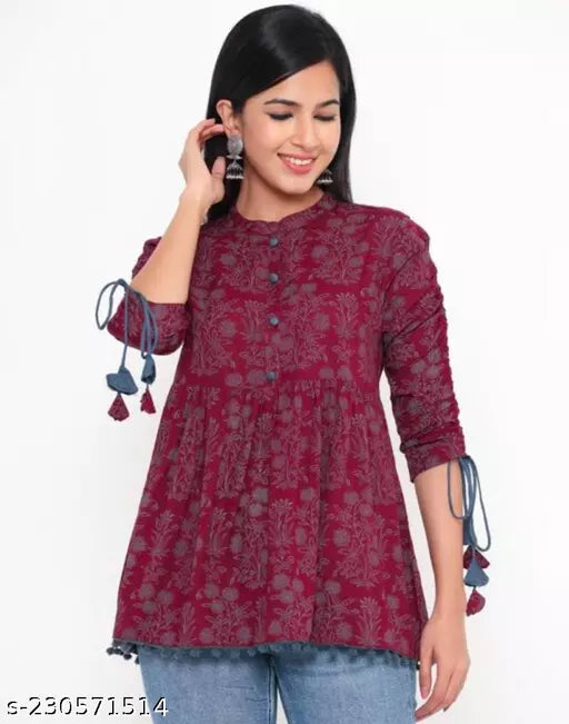 women rayon top new tops letest top