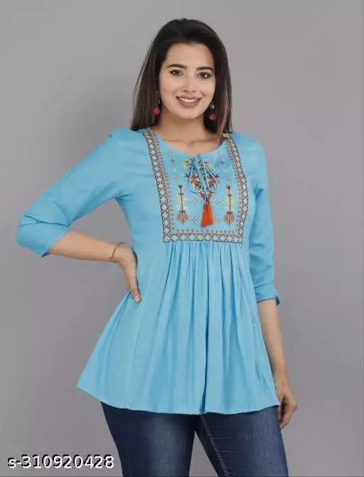 NEW MODEL TOP AQUA BLUE 77