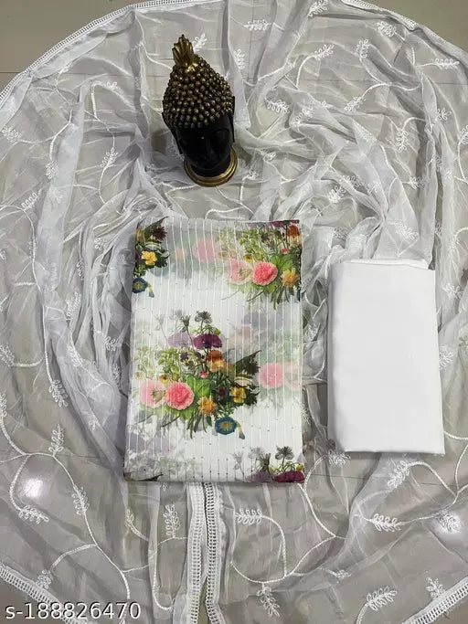 Georgette Printed Aagyegi Alluring Salwar Suit and dress materials