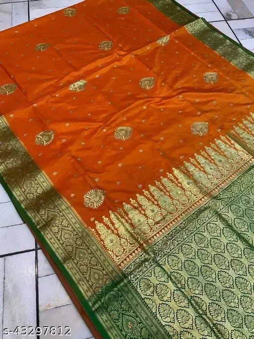 Embroided Satin Silk Saree