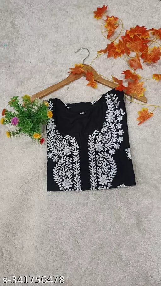 BEST FESTIVE WEAR CHIKANKARI WORK KURTI