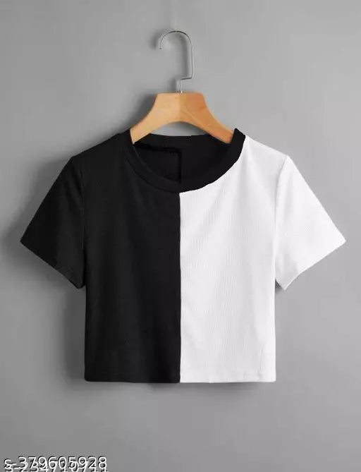 Stylish Women's & Girls' Crop Top for Casual Daily Wear - Stunning Design (1-Pack)