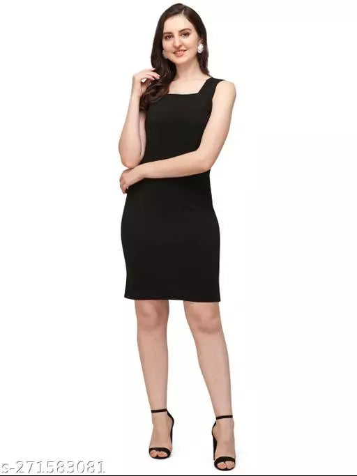 Bodycon Black Dresses For Woman