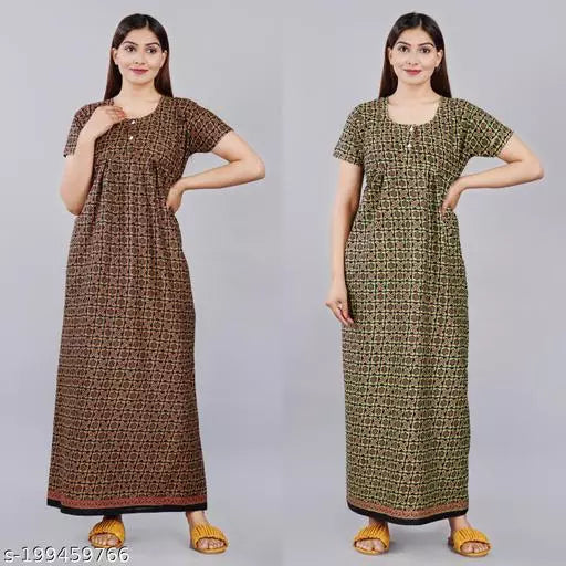 Stylish Nighty For Women Combo Pack Of 2