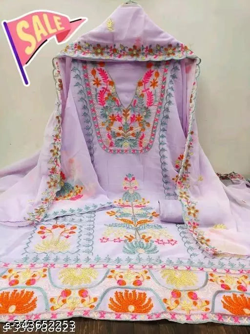 Georgette dress material for womens