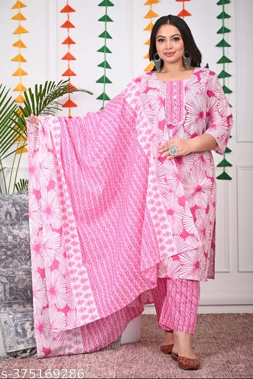 Swasti Woman Kurta set- Cotton kurta set