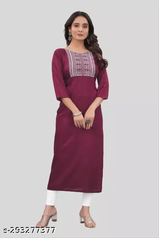 QVAZOR Stylish Fancy Trendy Kurti For Women For Party Wedding Festival Functions