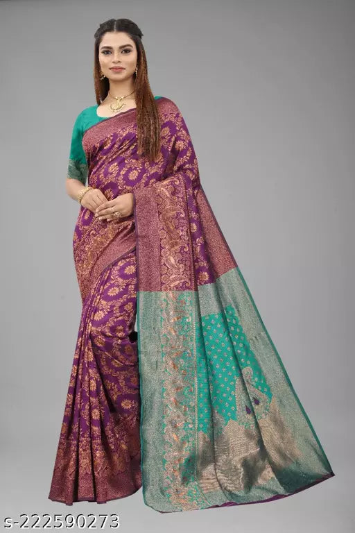 BANARASI SILK SAREE BY VAIDIK ETHNIC